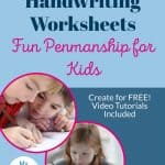 handwriting worksheets, penmanship worksheets, handwriting practice, penmanship for kids