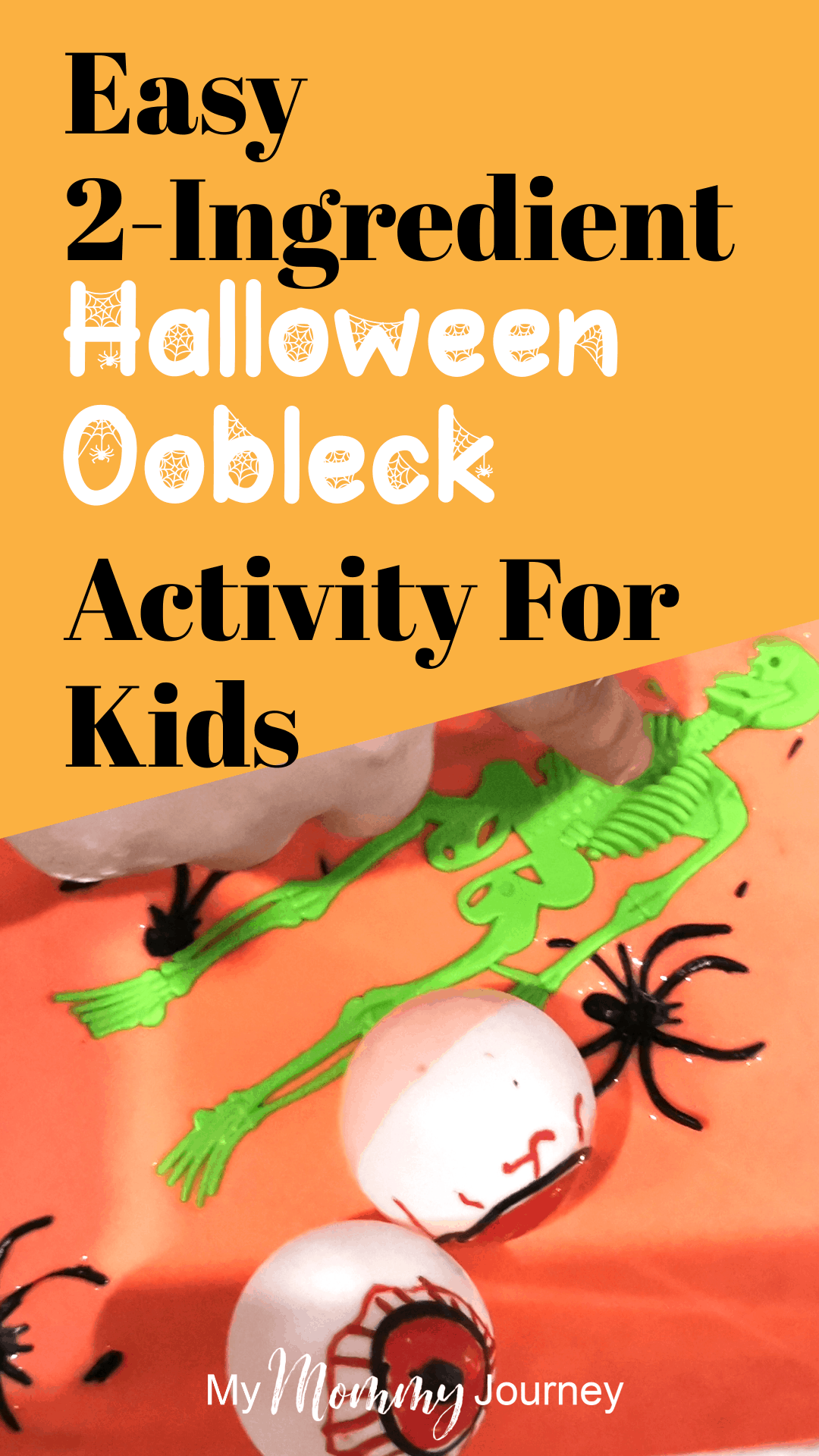 Spooky Halloween Oobleck Activity For Kids My Mommy Journey Spooky Halloween Oobleck Activity For Kids My Mommy Journey
