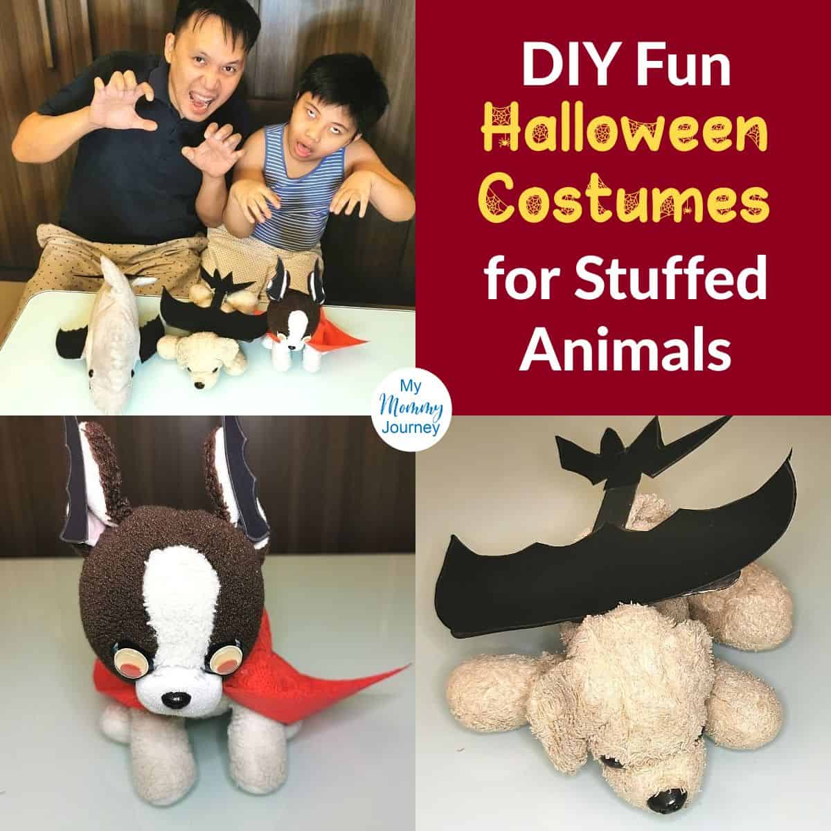 DIY Fun Halloween Costumes for Stuffed Animals | My Mommy Journey