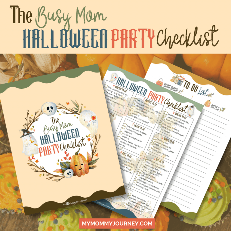 The Busy Mom Halloween Party Checklist