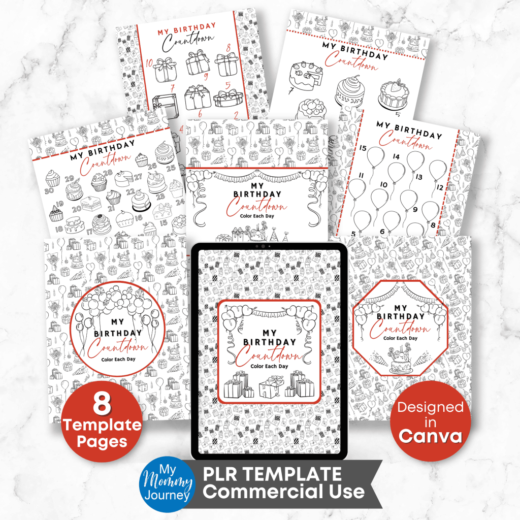 Birthday Countdown Color Each Day Hero image